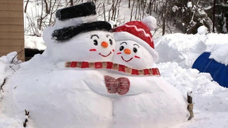 Снеговик или снежная баба?