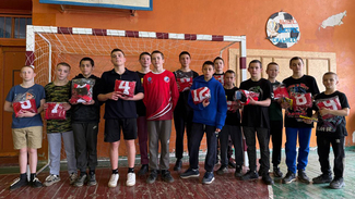 Новая гандбольная команда в Стаханове (ЛНР)