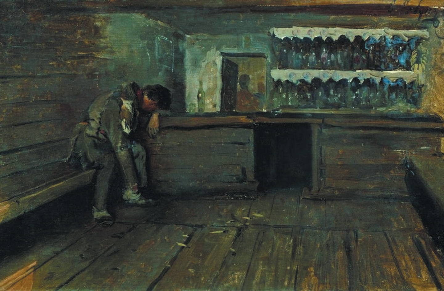 &laquo;Кабак&raquo;. А. П. Рябушкин, 1891 год. Источник: https://n1s1.hsmedia.ru/.