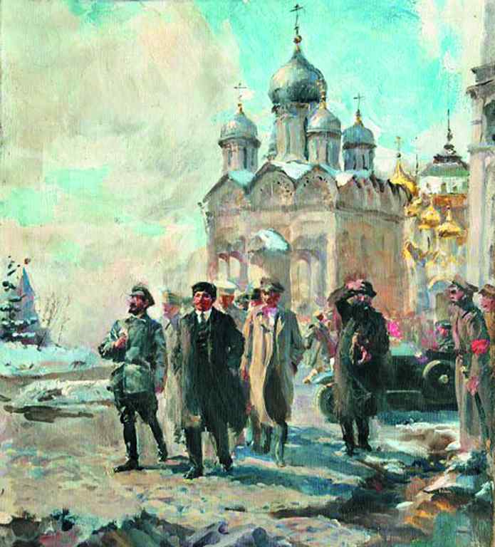 1918 Советское правительство переехало из Петербурга в Москву