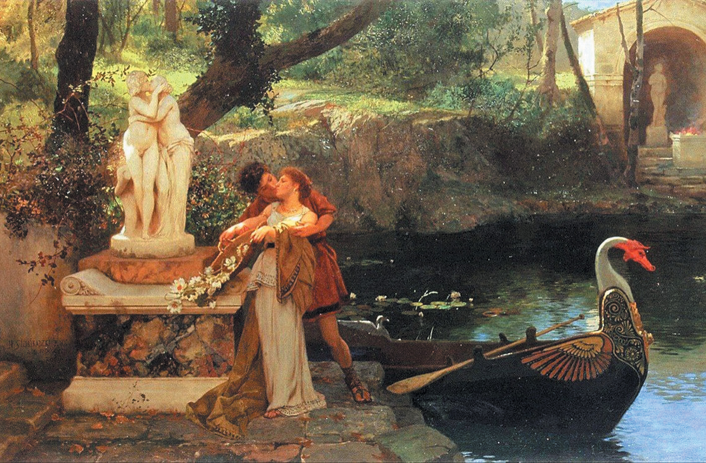 &laquo;По примеру богов&raquo;. Генрих Семирадский, 1899 год. Источник https://avatars.dzeninfra.ru/.