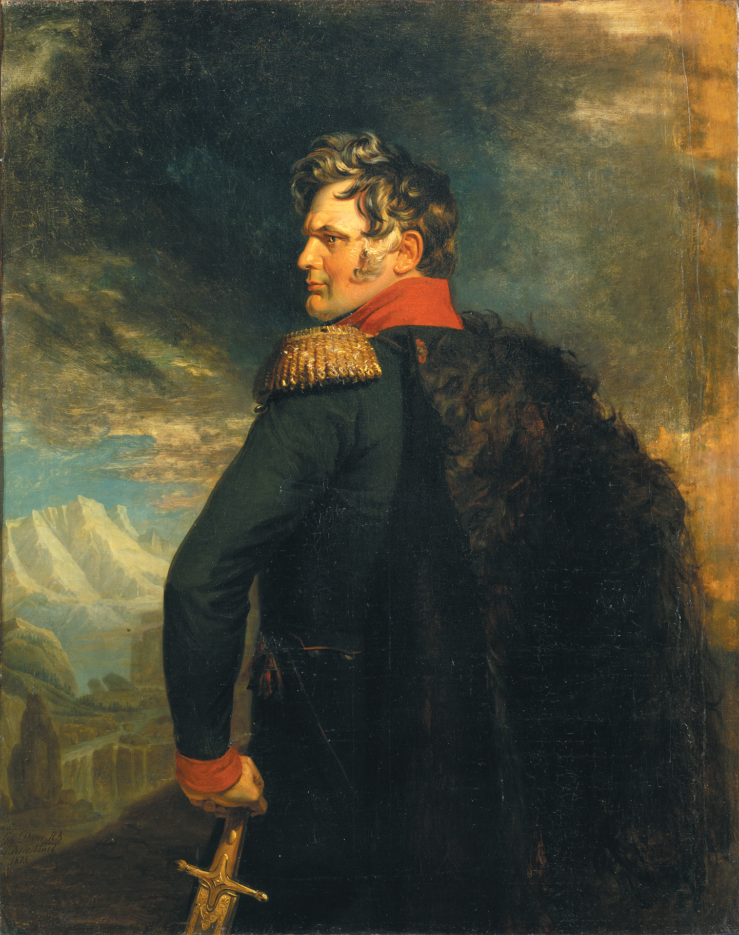 Портрет Ермолова, Джордж Доу, 1825 год. Источник https://upload.wikimedia.org/.