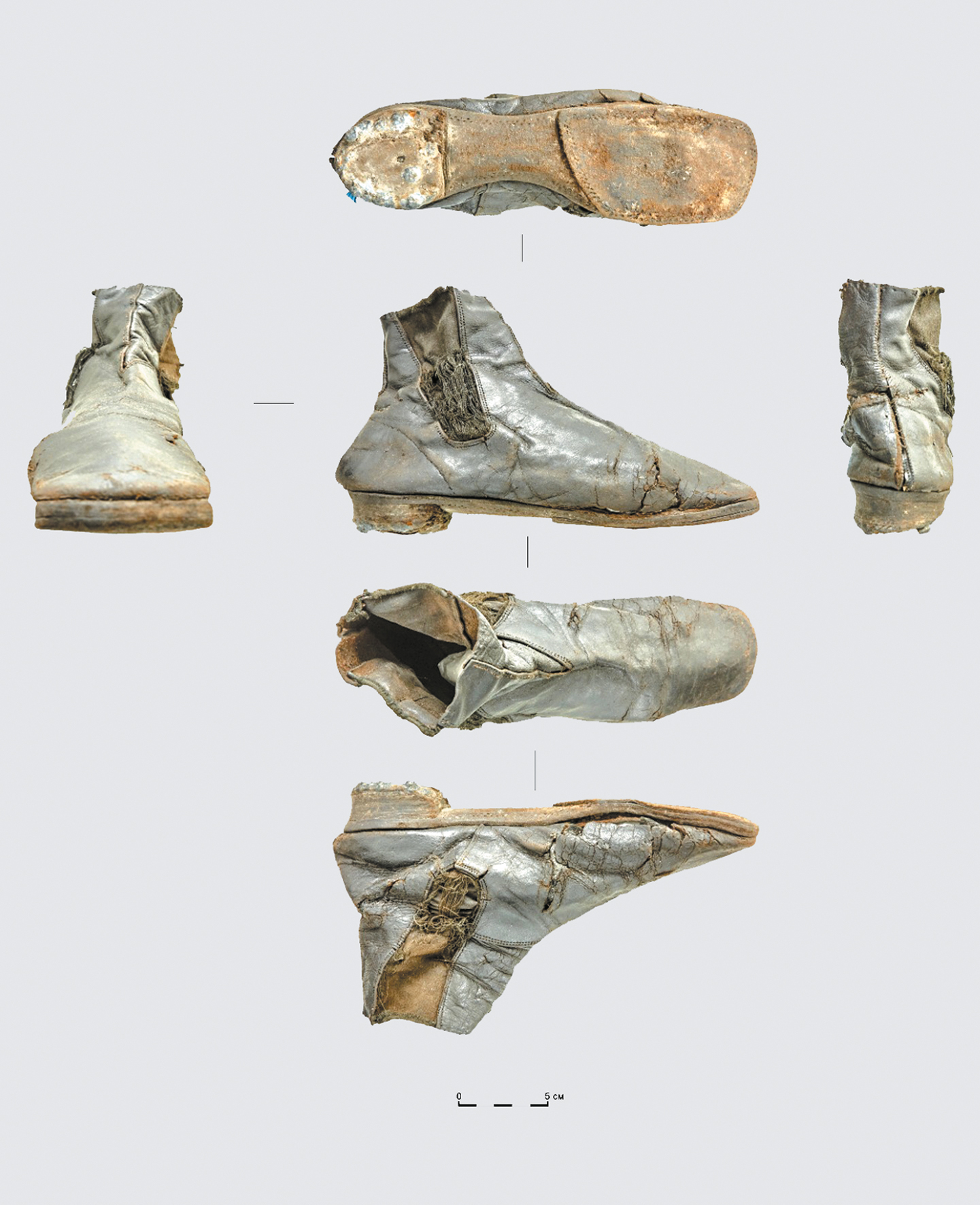 Ботинок. XIX век. Исследования ООО «Археологические изыскания в строительстве».