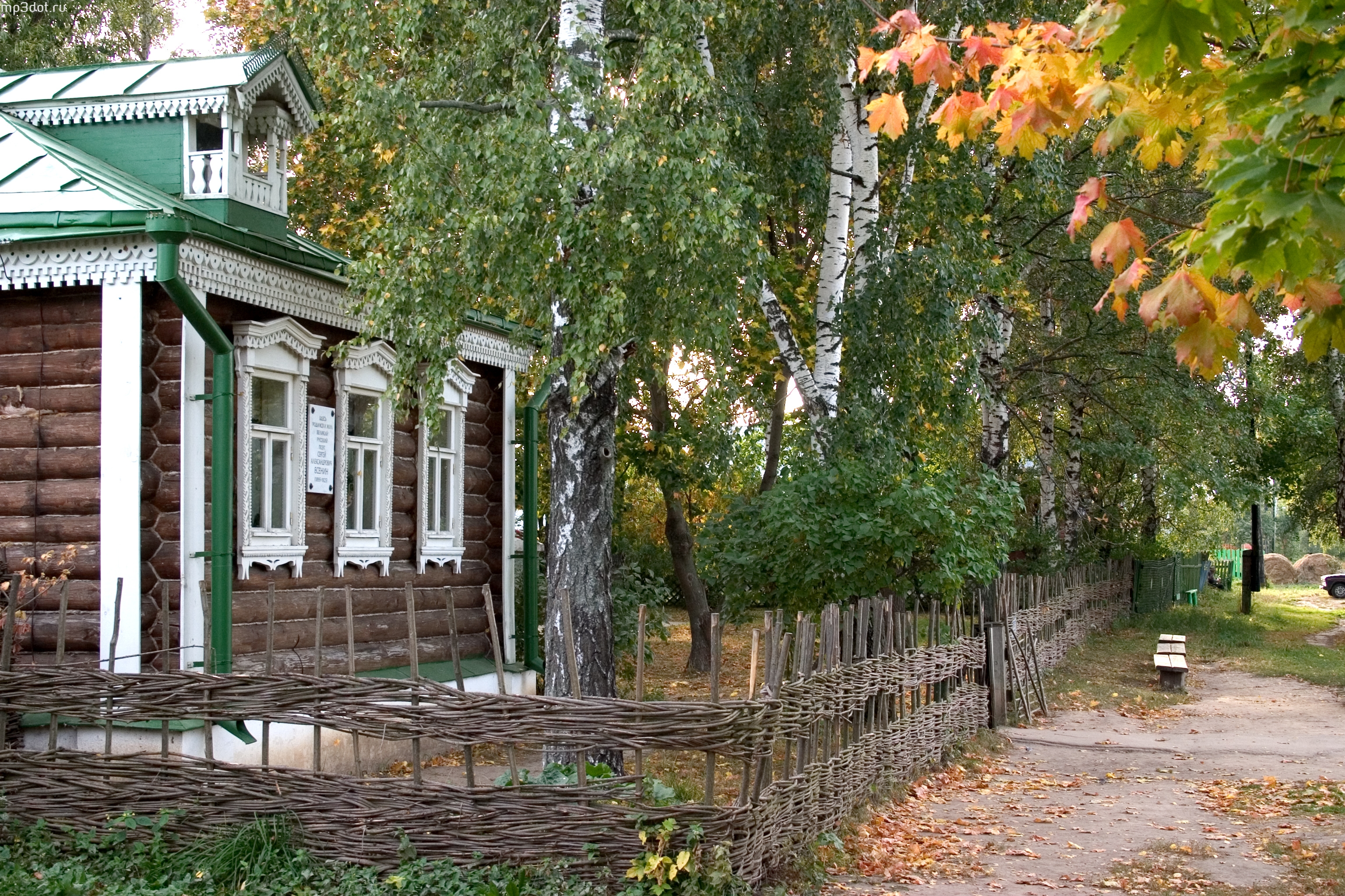 Село Константиново, недалеко от Рязани. Родина Сергея Есенина