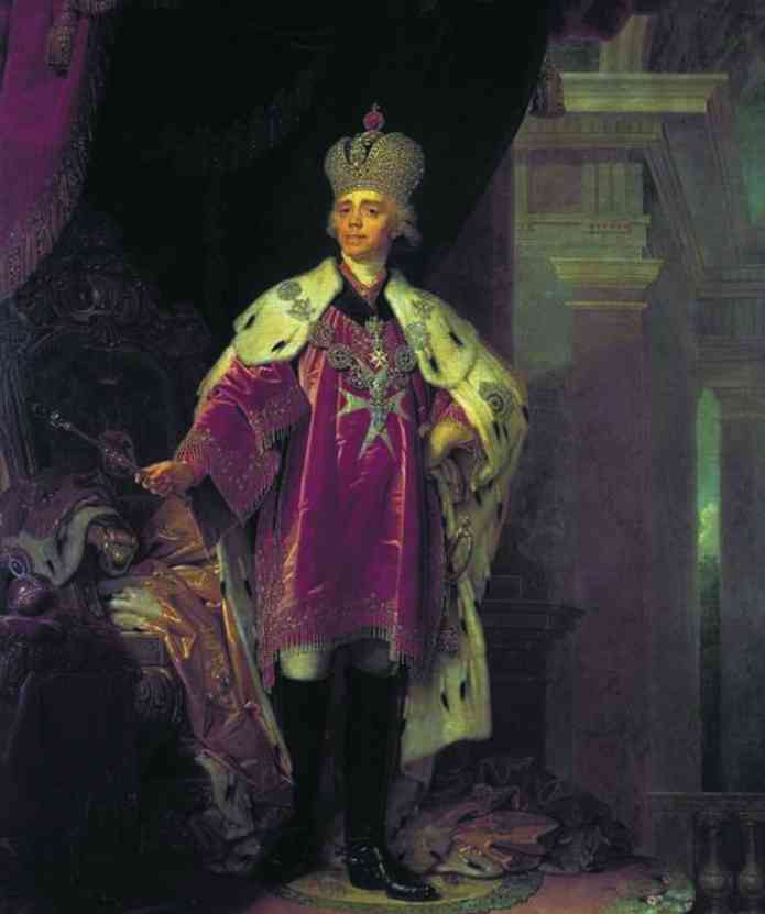 1796 Умирает императрица Екатерина II, на престол вступает Павел I