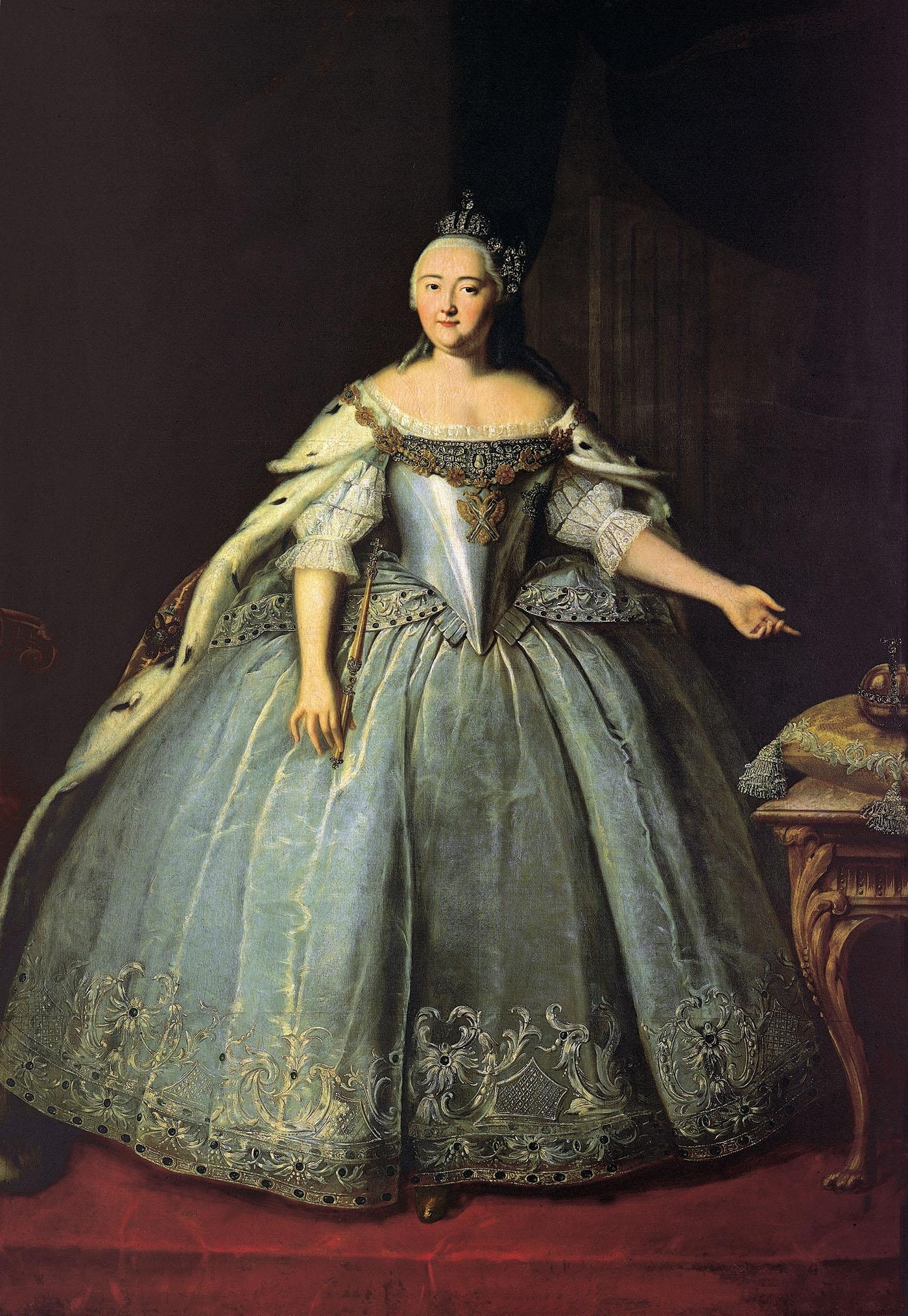 6 декабря 1741 - В результате государственного переворота императрицей стала Елизавета Петровна