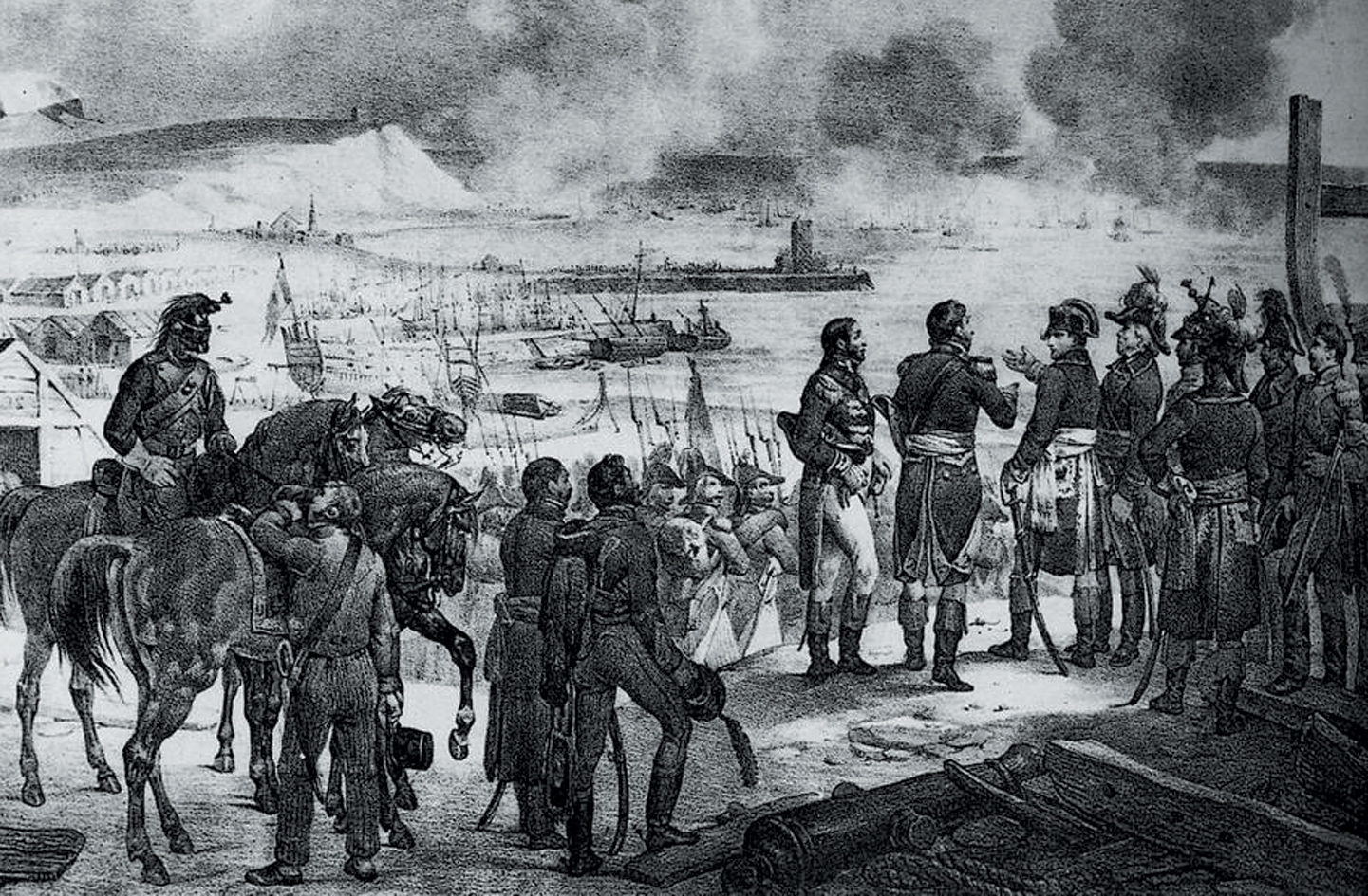 Наполеон в лагере Булони.1803 год. Источник https://wikimedia.org/.